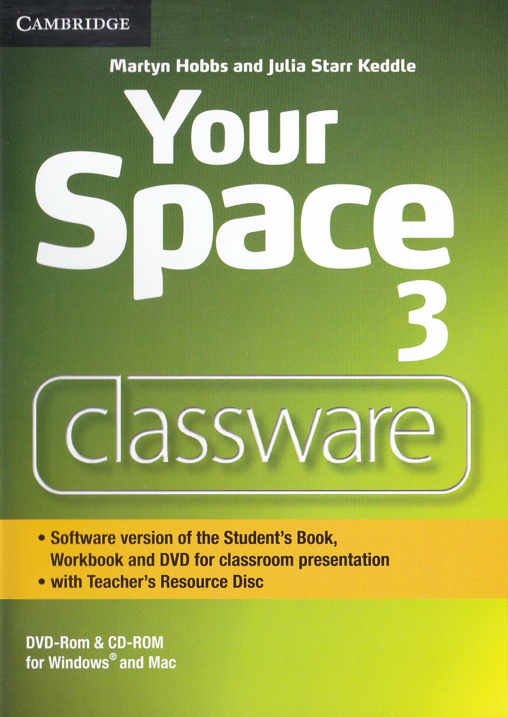 Книга Your Space 3 Classware DVD-ROM with Teacher's Resource Disc - фото №1