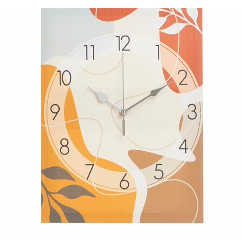Часы-картина настенные "Абстр. Осень", плавный ход, 30 х 40 см