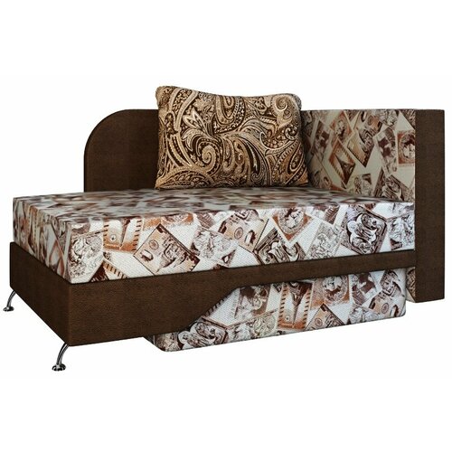 Диван-кушетка Весна правый велюр темный 70см 15900₽