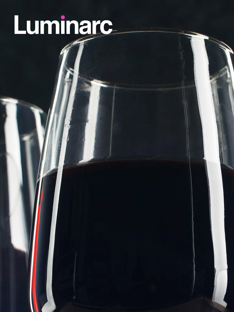 Набор бокалов LUMINARC "Магнум Сепаж", для вина, стекло, 580 мл, 2 штуки — фото 1