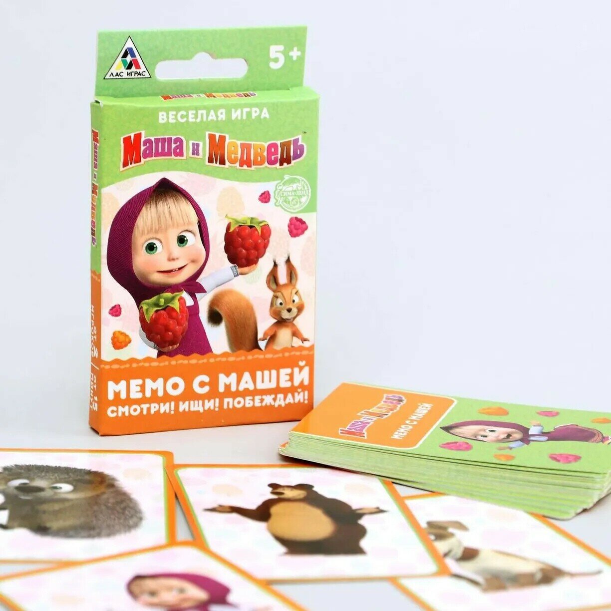 Настольная игра ЛАС играс Мемо с Машей