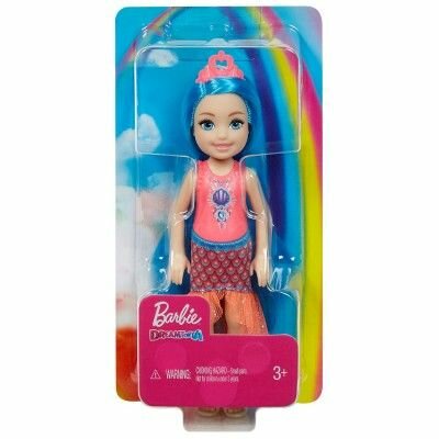 Барби Barbie Dreamtopia Chelsea Princess Голубые волосы