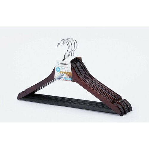 Набор вешалок для одежды Berkraft nature 6 шт 1855₽