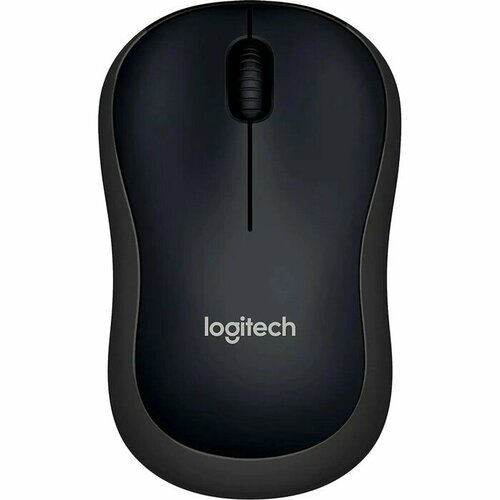 Мышь Logitech B220 Silent, беспроводная, оптическая, 1000 dpi, 1xAA (в комплекте), чёрная беспроводная мышь logitech b330 silent plus черный