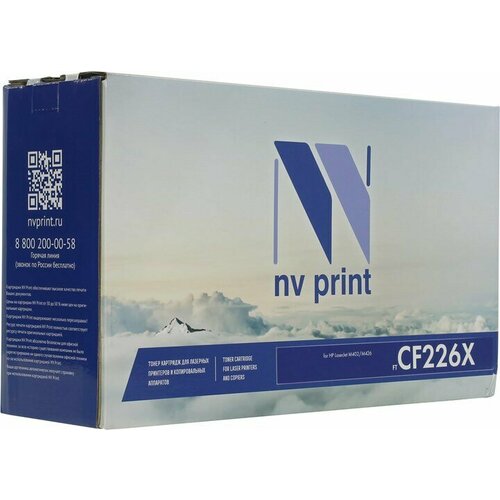 Картридж лазерный NV Print NV-CF226X черный 9000 страниц совместимый для LaserJet Pro M402d M402dn 1293₽