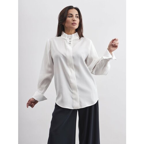 Блуза Модный Дом Виктории Тишиной, Раяна, размер S, белый