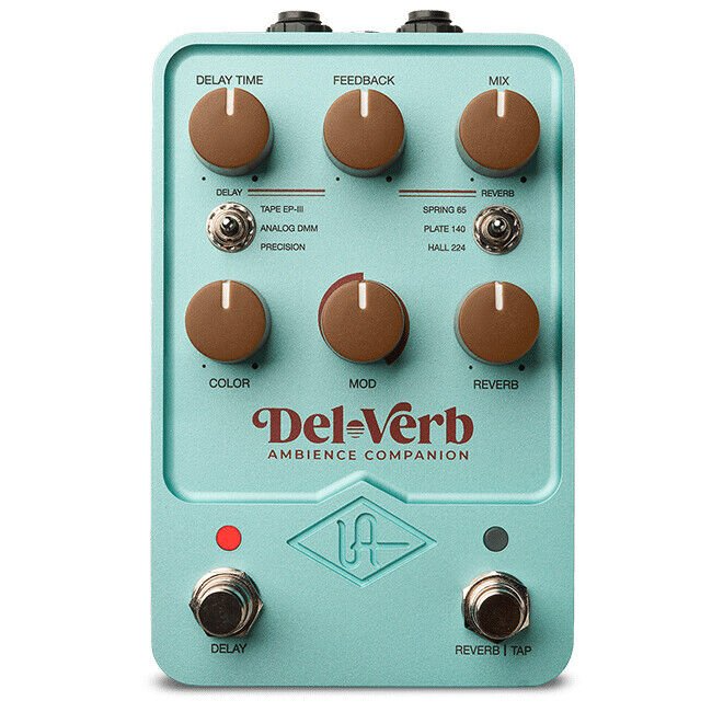 Педаль эффектов для электрогитары Universal Audio Del-Verb Ambience Companion Pedal with Bluetooth