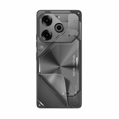 пленка защитная гидрогелевая krutoff для infinix smart 6 задняя сторона лофт кирпич Пленка защитная гидрогелевая Krutoff для TECNO Pova 6 задняя сторона