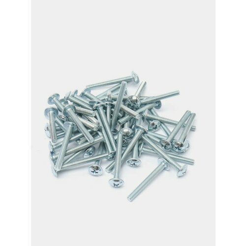 Винт мебельный с прессшайбой DIN 967 оцинкованный 4x35мм 50шт 1399₽