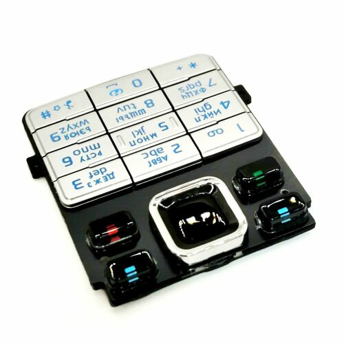 Клавиатура N 6300 серебристо-черная 41700₽