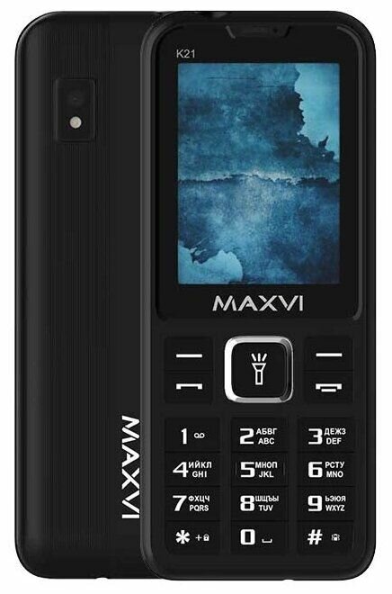 Сотовый телефон Maxvi K21 black
