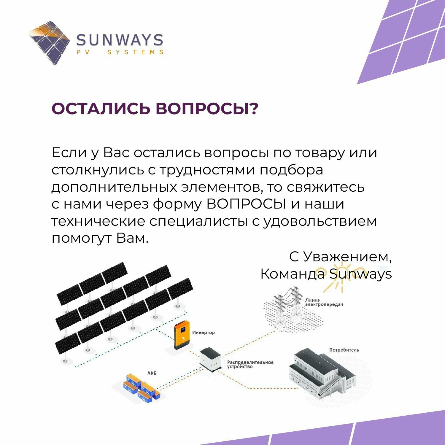 Силовой кабель для подключения контроллера заряда/инверторов к АКБ, 4 мм2, 2 м, Sunways, 1 шт