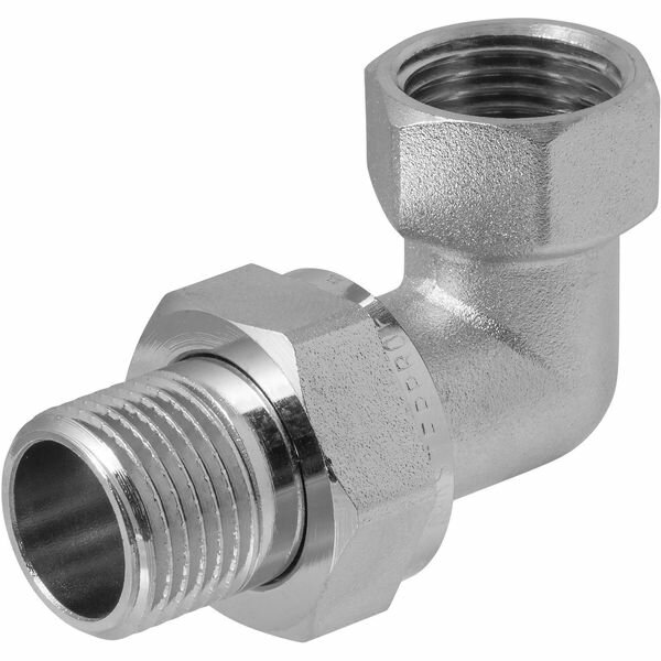 фото Сгон латунный угловой 1/2"