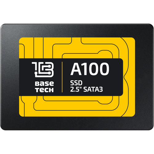 SSD BaseTech A100 256Гб, 2.5, SATA3, Bulk ssd накопитель basetech 512gb sata3 ssdbta400512gn