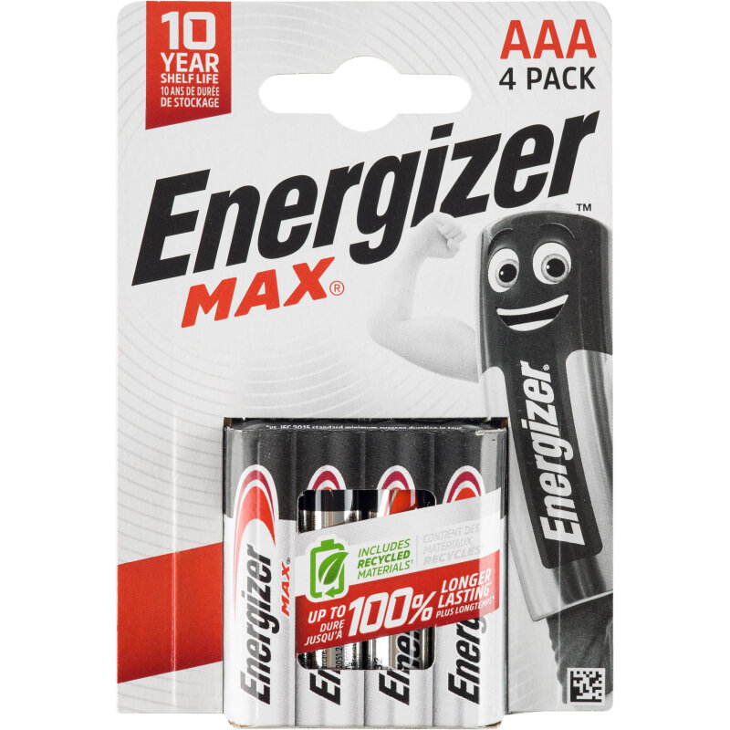 Батарейка ENERGIZER Max AAA, 4 шт - фото №9