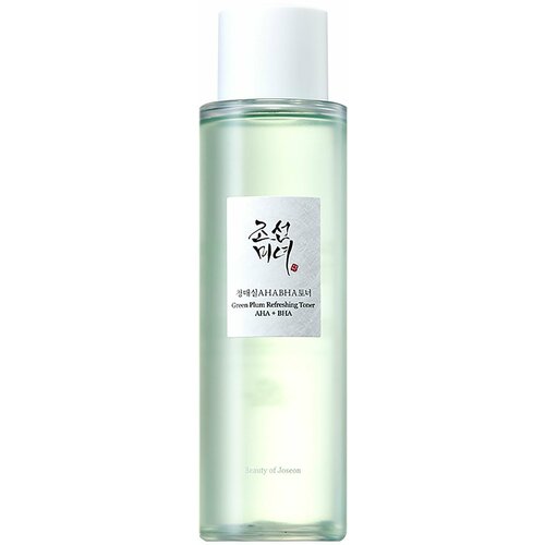 BEAUTY OF JOSEON Отшелушивающий тонер с кислотами Green Plum Refreshing Toner AHA + BHA отшелушивающий тонер для лица beauty of joseon green plum refreshing toner aha bha 150 мл