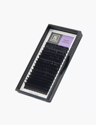 Черные ресницы BARBARA Elegant Mix D 0.07 7-12mm (16 линий )