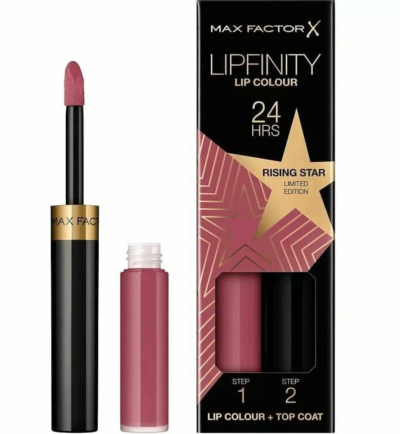 Макс Фактор / Max Factor - Помада+Блеск для губ Lip Colour Lipfinity тон 84 Rising Star 4,2 г