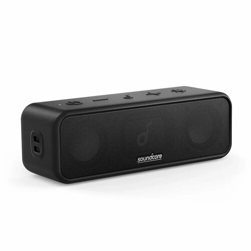 гарнитура anker soundcore tws life note 3 bluetooth вкладыши белый [a3933g21] Колонка портативная Anker Soundcore 3, черная, Bluetooth 16W