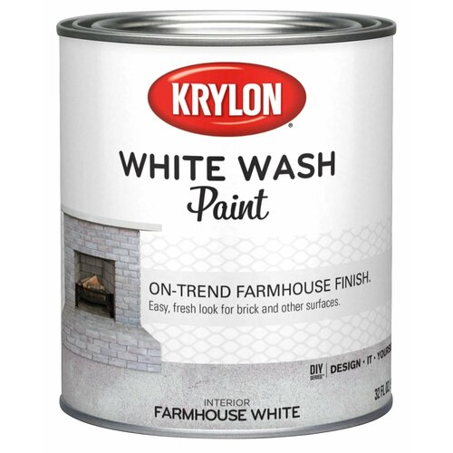 Краска Krylon White Wash с эффектом выбеливания 0946л 4980₽
