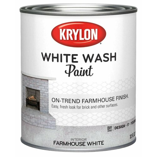 Краска Krylon White Wash с эффектом выбеливания 0,946л