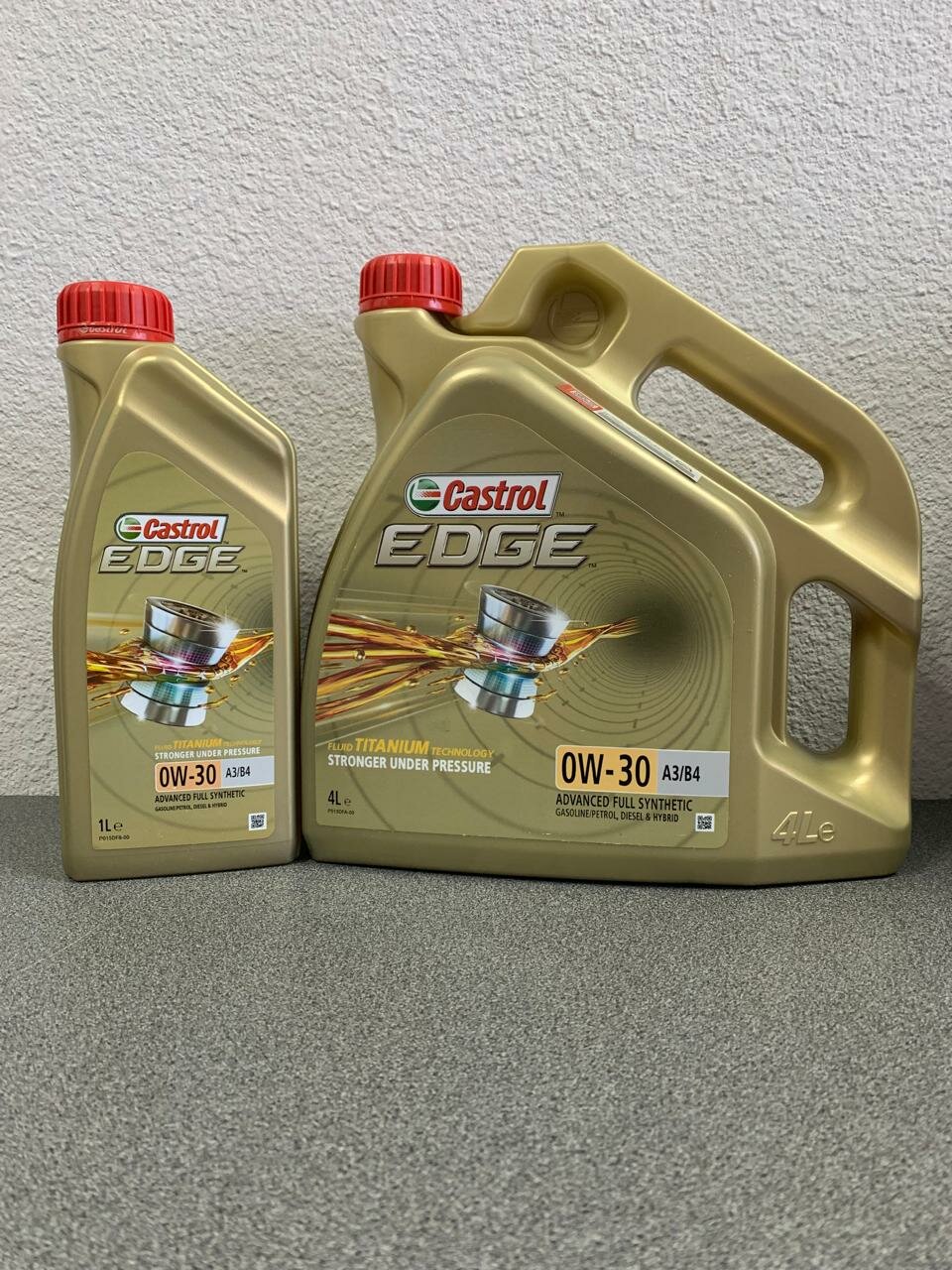 Синтетическое моторное масло Castrol Edge 0W-30 A3/B4, 4 л +1 л