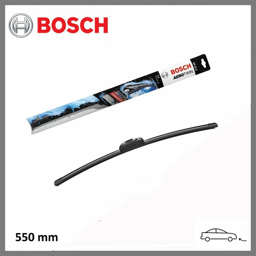 Щетка стеклоочистителя бескаркасная BOSCH 3397008537 Aerotwin Retrofit 550мм крепление Hook