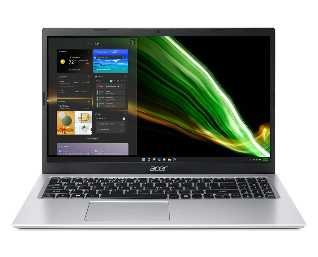 Ноутбук Acer Aspire 3 A315-58-354Z 15.6 (1920x1080) IPS/Intel Core i3-1115G4/8ГБ DDR4/1ТБ HDD/UHD Graphics/Без ОС серебристый (NX. ADGER.004)