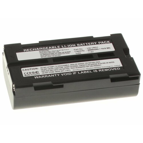 Аккумуляторная батарея iBatt iB-T1-F367 2400mAh для камер Hitachi VM-E568LE, VM-645LA, VM-945LA, VM-D865, VM-D865LA, VM-D873LA, VM-D875LA, VM-D965, VM-D965LA, VM-D975LA, VM-E340A, VM-E350A, VM-E368E, VM-E368LE, VM-E455LA, VM-E465LA,