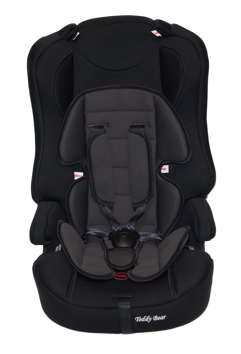 Автокресло группа 1/2/3 9-36 кг Teddy Bear 513 RF BLACK + GREY