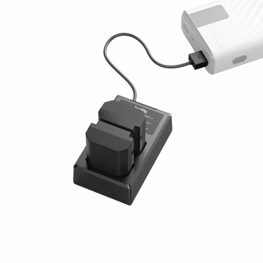 Зарядное устройство SmallRig 3824 + 2 аккумулятора NP-FZ100 — фото 1