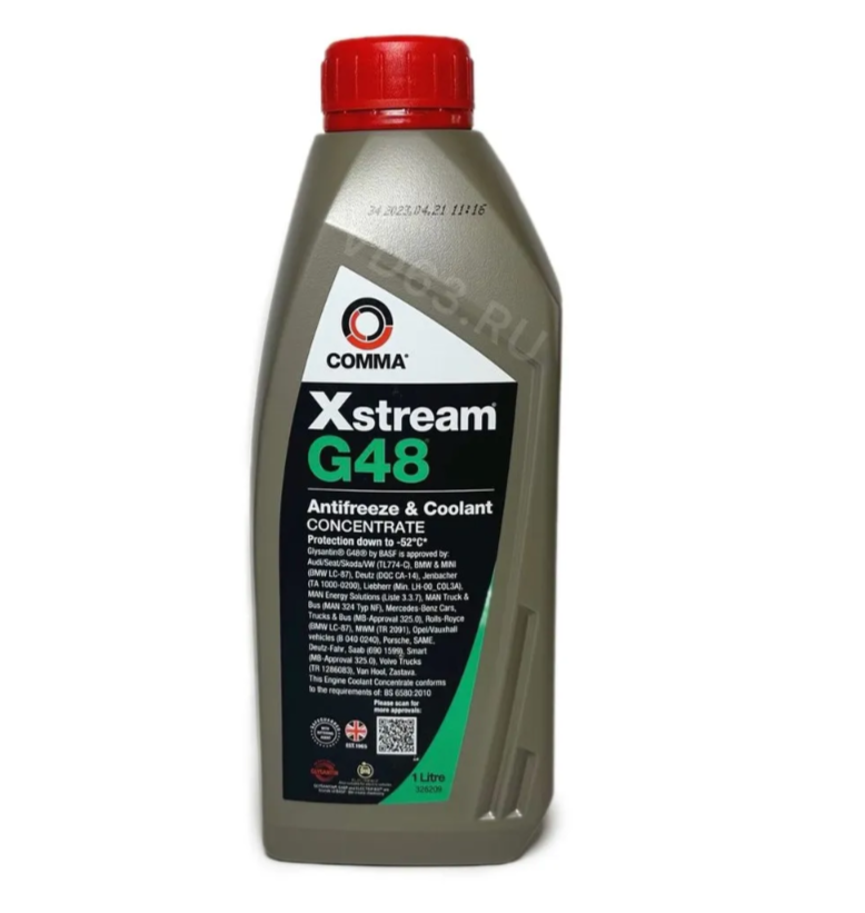 COMMA Xstream G48 1л Антифриз концентрат (Зеленый),