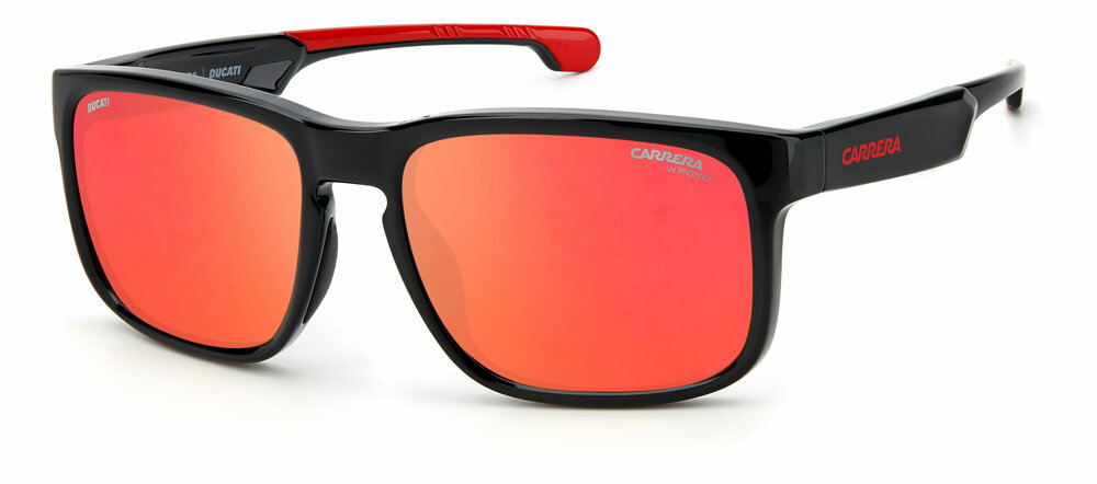 Солнцезащитные очки Carrera, черный/красный
