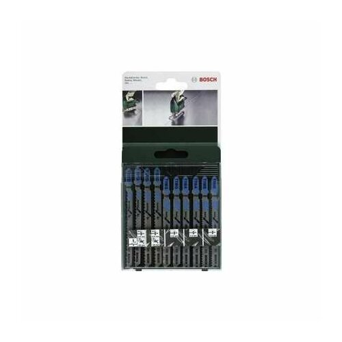 BOSCH 2609256745 Пилки для лобзика (10 шт.) SET T-ХВ. DIY Bosch 2.609.256.745 пилки для лобзика 10 шт set t хв diy bosch 2 609 256 745 15502007