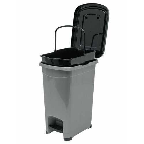Бак для мусора Slim HobbyLife 15 литров с внутренним ведром с крышкой и педалью 3204₽