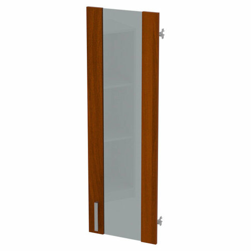 Дверь Меб-фф Дверь в рамке ДВ-62С-17М Орех Итальянский стекло графит 3021₽