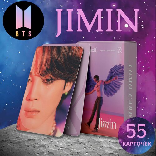 Набор коллекционных карточек BTS Me, Myself, JIMIN, кпоп карты, 54 шт. набор карточек bts jin me myself фотокарточки к поп 54 штуки k pop lomo cards