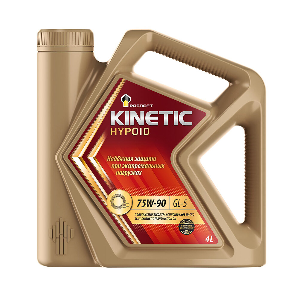 KINETIC HYPOID 75W90 GL-5 полусинтетика 4 л 40816142