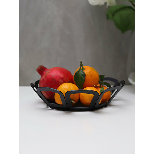 Ваза, фруктовница настольная A. R. COMPANY16, сталь