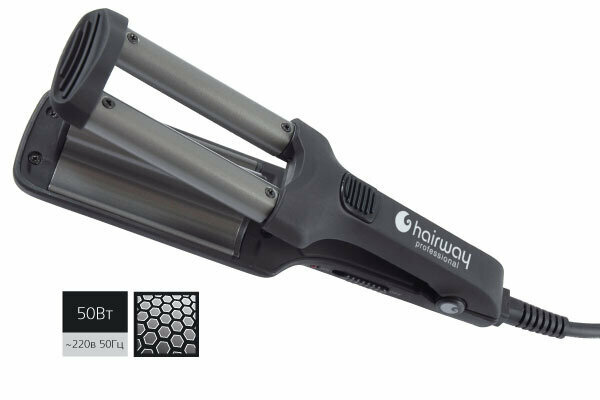 Плойка для укладки волос HairWay Волна mini 04004