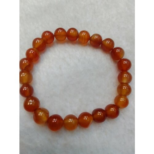 Браслет, сердолик, размер one size