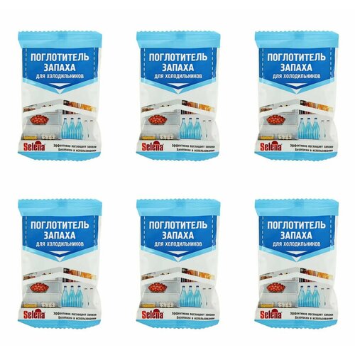 Selena Поглотитель запаха для холодильников 15 г 6 шт 719₽