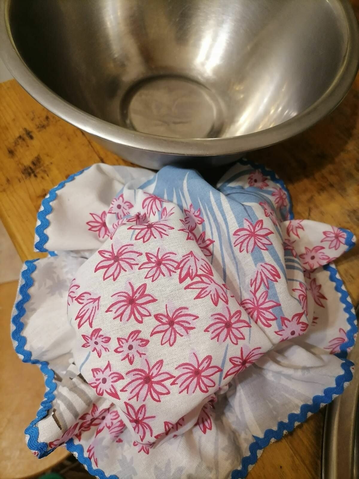 Крышка текстильная 2 шт для посуды крышка для салатника миски кастрюли.