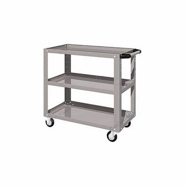 фото Тележка открытая-3 полки, 950х486х840h - серый металлик 02.230L-9007