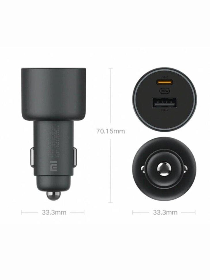 Автомобильное зарядное устройство Xiaomi Car Charger 100W (CC07ZM) - фото №15