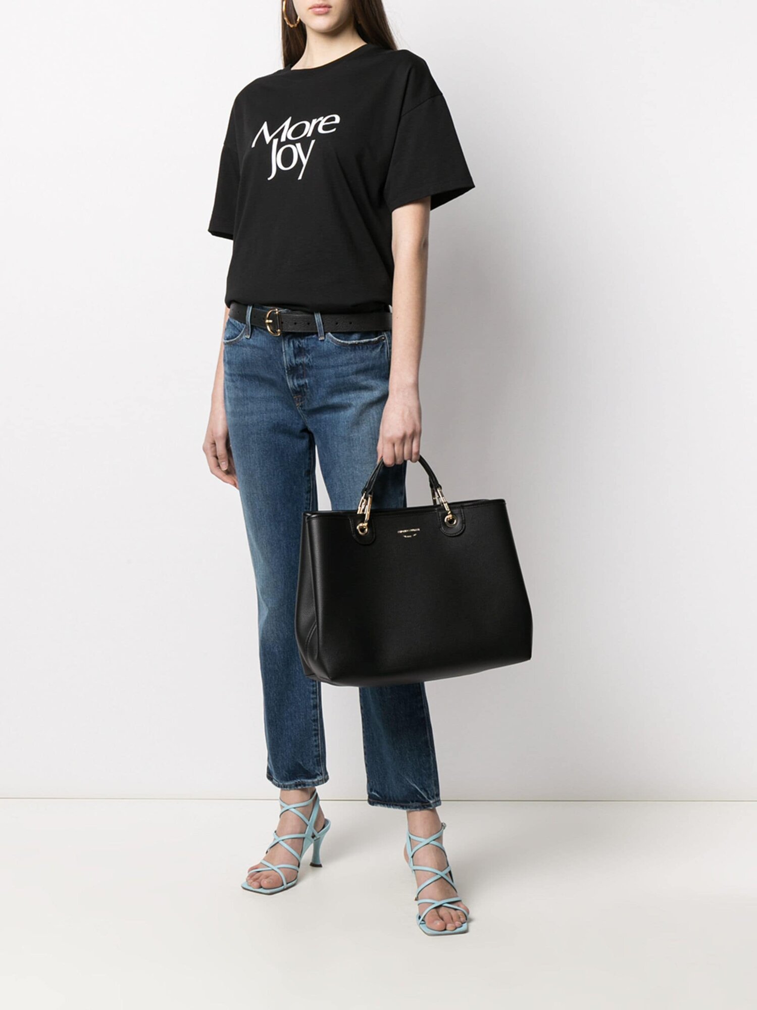 Сумка тоут EMPORIO ARMANI, черный — фото 1