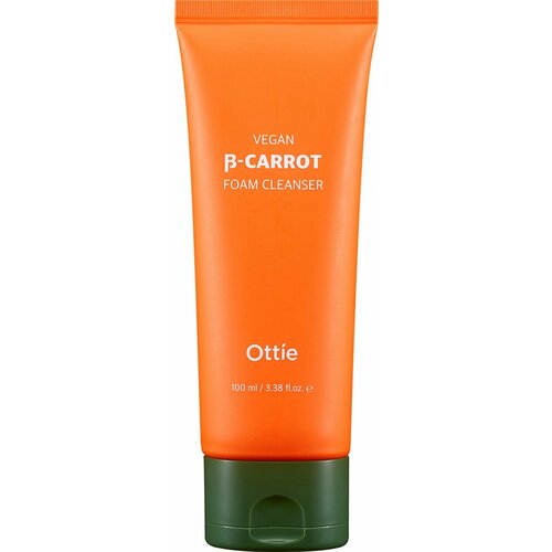 OTTIE Очищающая пенка для лица Vegan Beta-Carrot Foam Cleanser