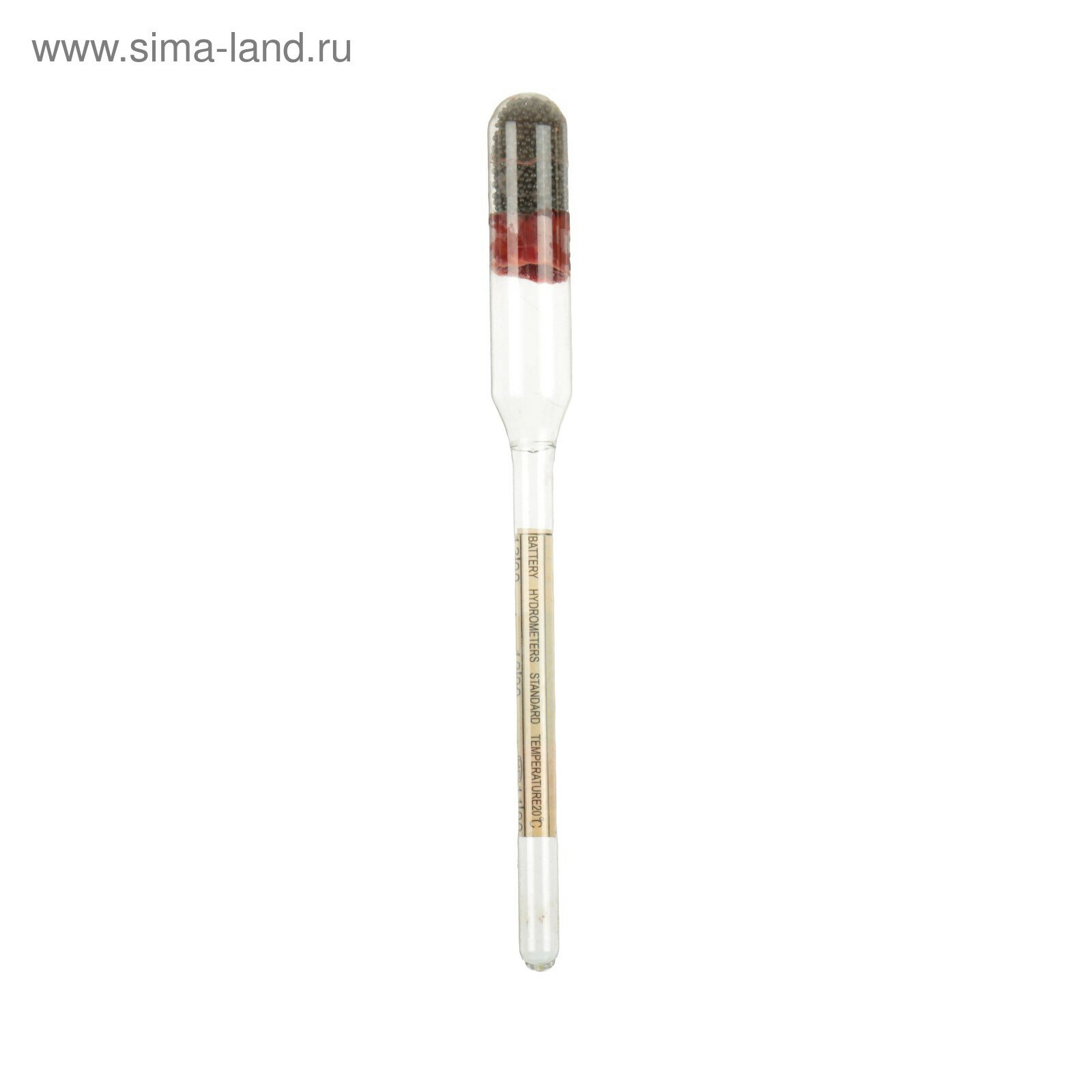 Ареометр пластиковый, красный — фото 1