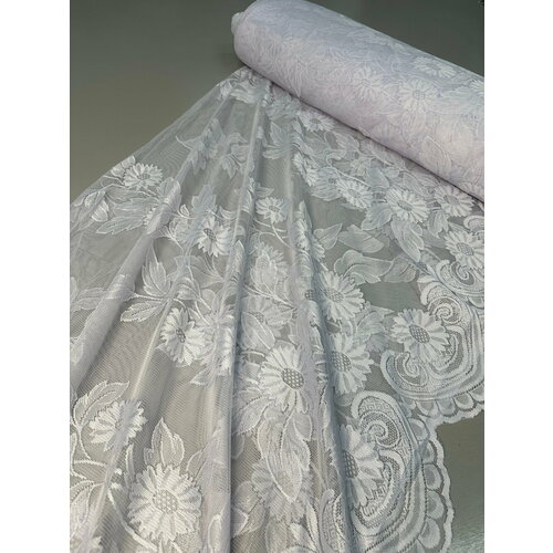 Ткань для штор Viva текстиль/тюль жаккард, высота 160 см, на отрез 1 метра, ткань отправляется единым метражом в одном заказе