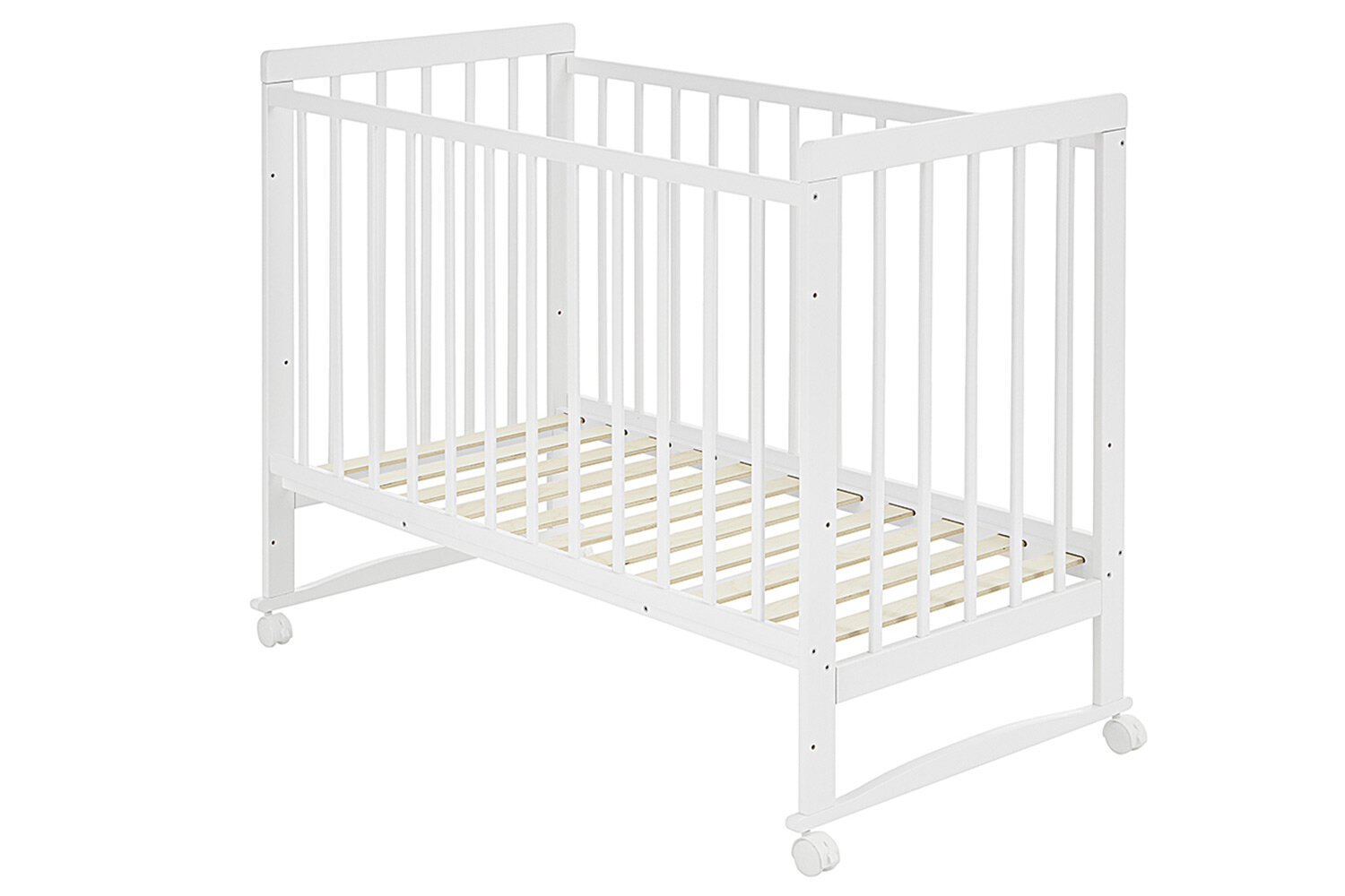 Кровать детская северная берёзка тип I 110911, 60х120 см, белый